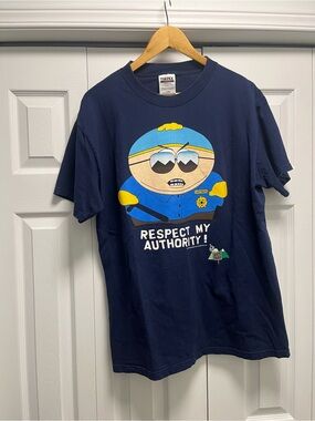 1998 Southpark Cartman 'Respect My Authority' Tee